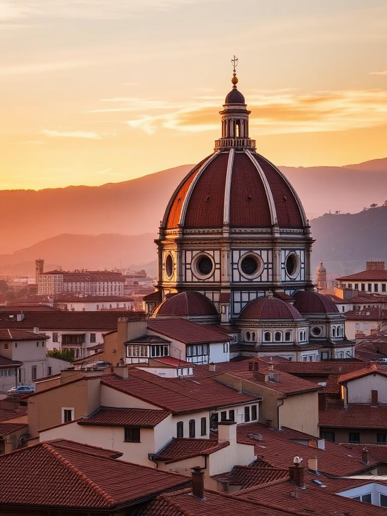 Ponte Vecchio and the Arno River lined by historic buildings in Florence